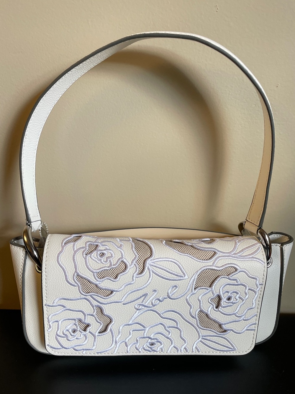 NWT KARL LAGERFELD PARIS MONET SHOULDER BAG